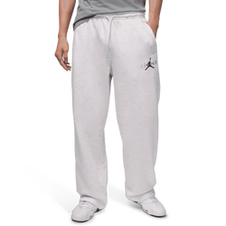Men's - Jordan Brooklyn Oversize Stretch Pants  - Heather/Black