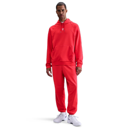 Men's - Nike Kobe Tech Fleece Fundamental Hoodie  - Light Crimson/Hyper Royal
