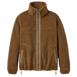 Pour hommes - UGG Blouson à glissière pleine longueur Ugg Braid - Brown/Brown