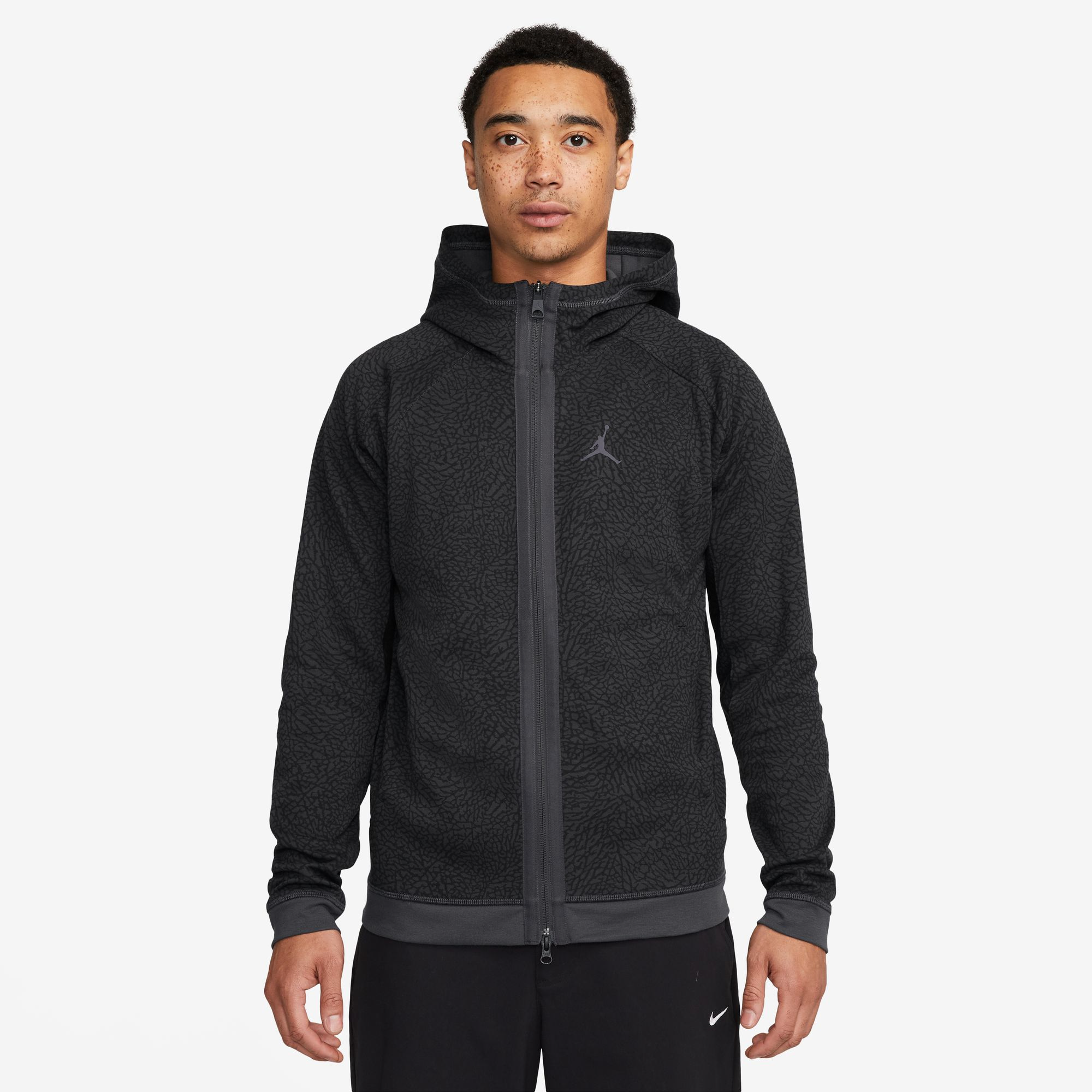 Jordan Dri-FIT Sport Statement Air Fleece Full Zip Hoodie Black / Blac