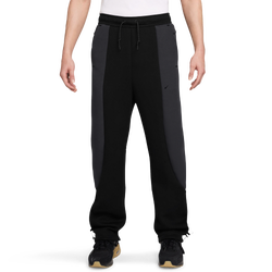 Men's - Nike Tech Fleece Pro Cb Open Hem Pants  - Black/Anthracite/Black