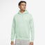 Nike Club Pullover Hoodie - Men's Barely Green/Barely Green/White