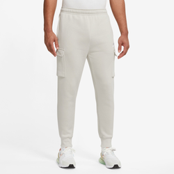 Men's - Nike NSW Cargo Club Pants  - Light Bone/White