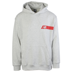 Men's - New Balance Athletics French Terry Relaxed Player Hoodie - Ash Heather