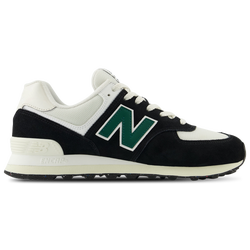 Men's - New Balance 574  - Black/Green/Grey