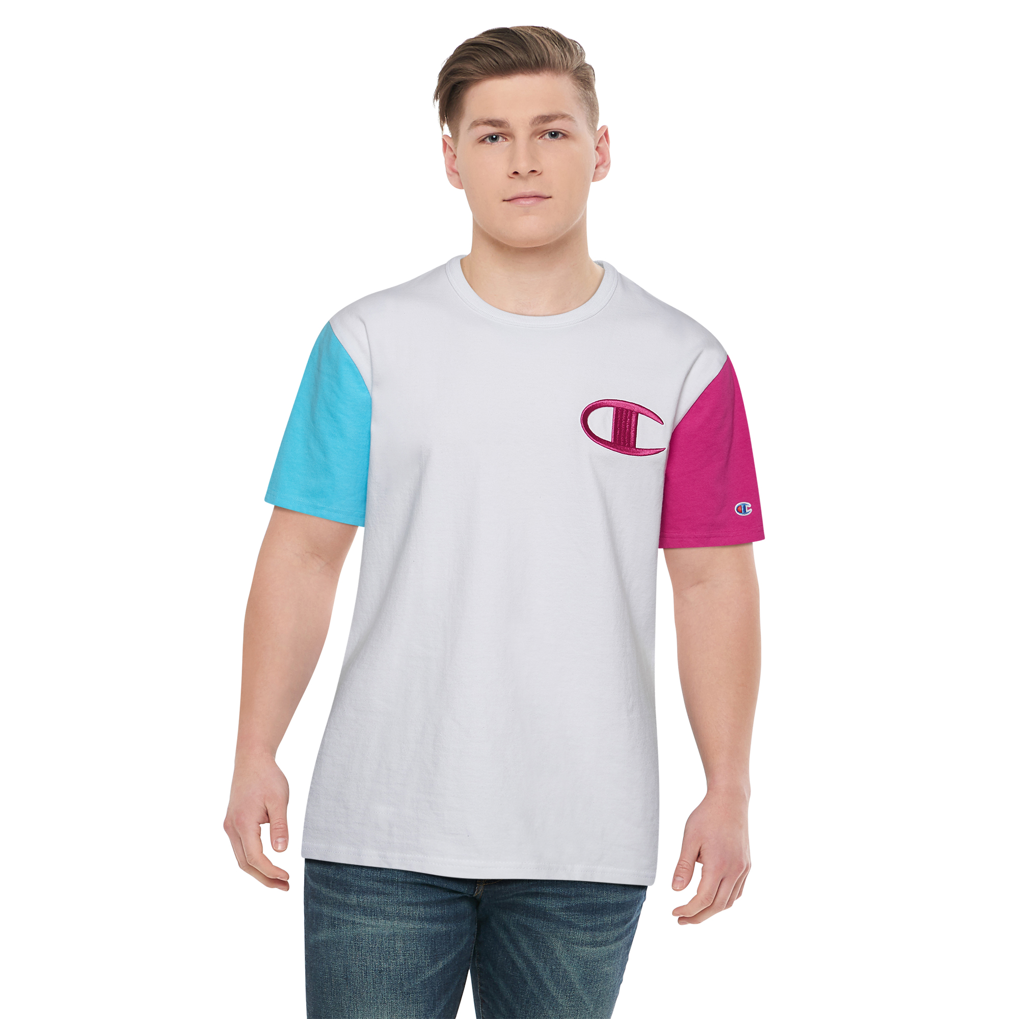 champion colorblock t shirt