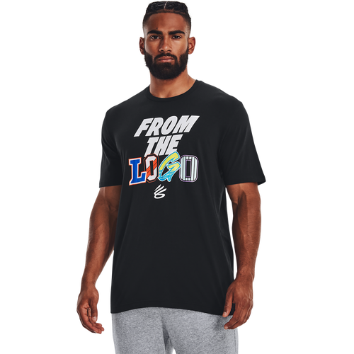

Under Armour Mens Under Armour Curry From The Logo Short Sleeve T-Shirt - Mens Black/White Size XL