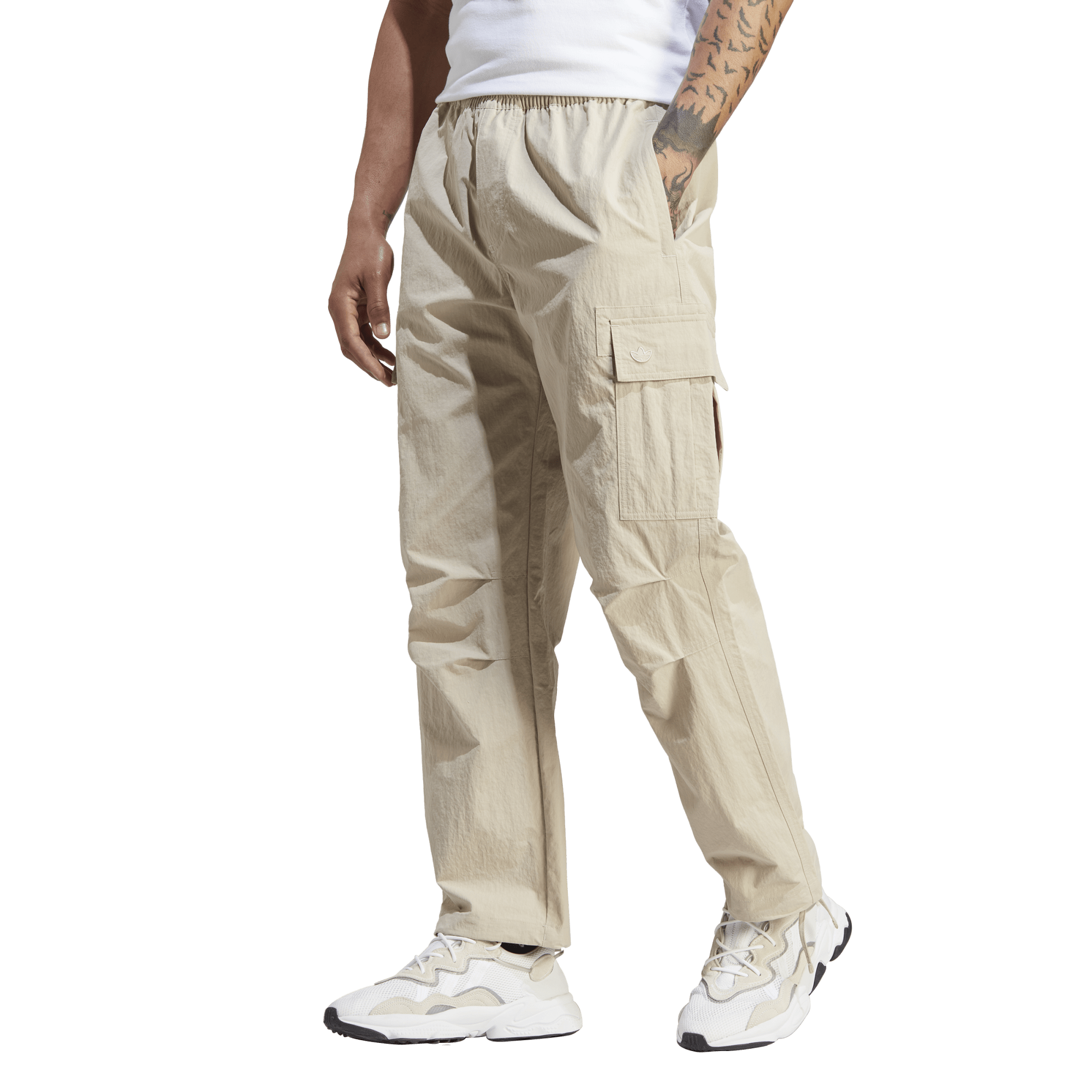 adidas Premium Essentials Nylon Cargo Pants - Black