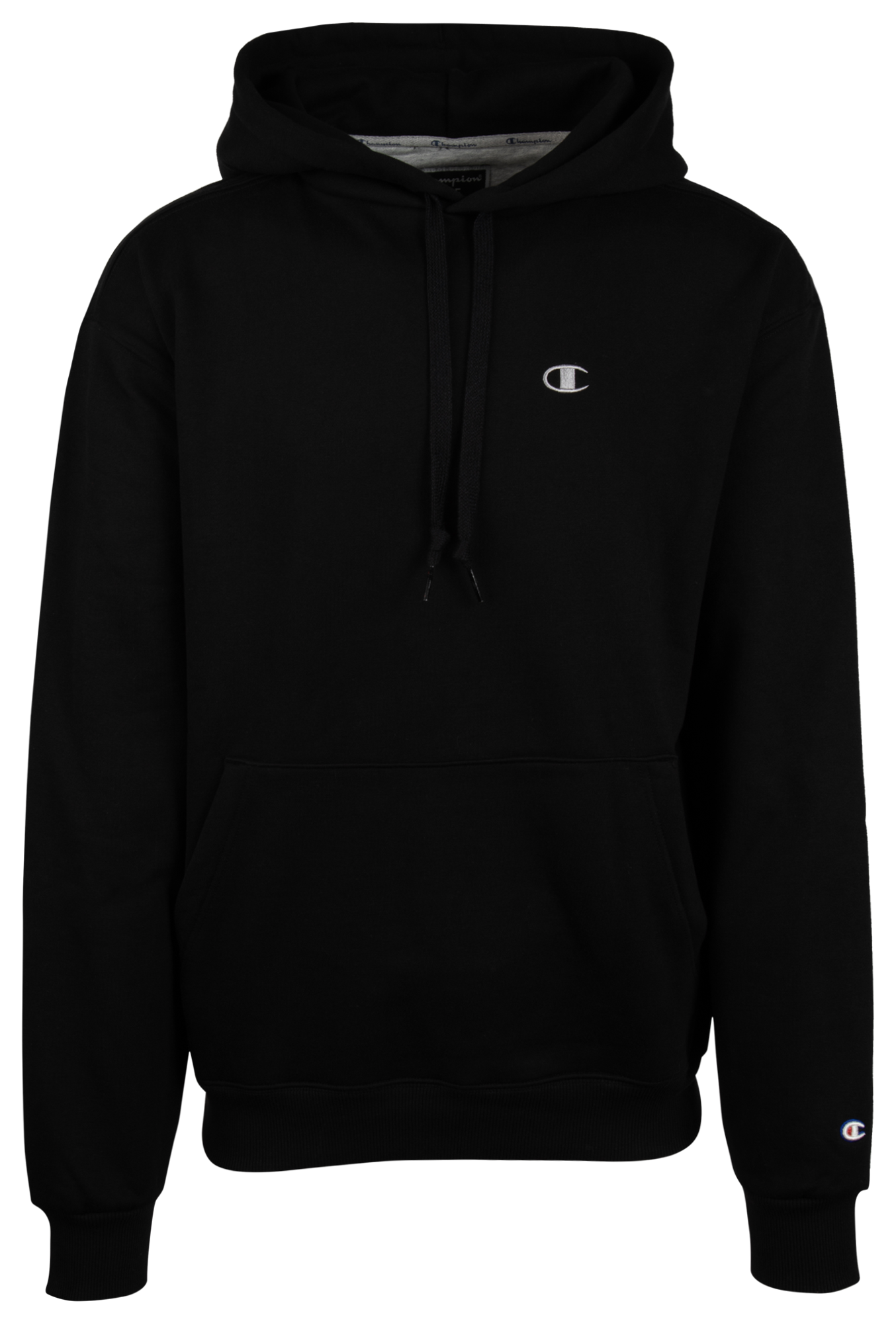 CHAMPION “SUPER FLEECE” SMALL LOGO CONE HOODY-BLACK – Moesports