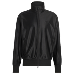 Men's - adidas Originals Firebird Metallic Track Top  - Black/Black
