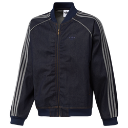 adidas Originals SST Adicolor Denim Track Top - White/Indigo