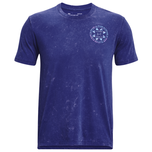 

Under Armour Mens Under Armour Run Anywhere Short Sleeve T-Shirt - Mens Blue Size XL