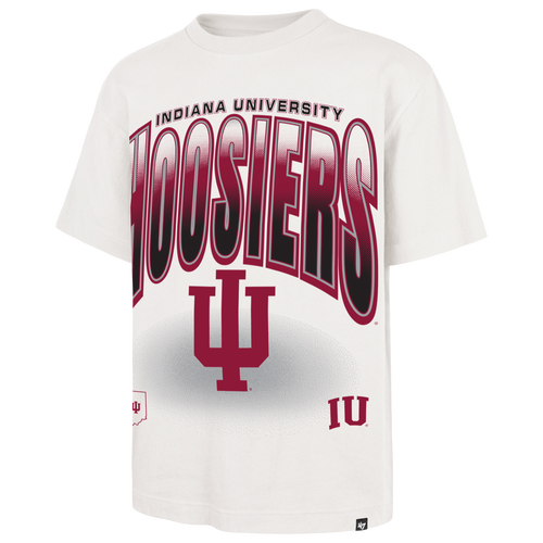 47 Brand Mens Indiana Hoosiers Flex Short Sleeve T-Shirt - - White