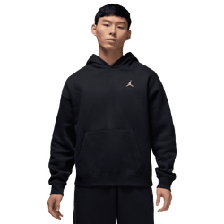 Men's - Jordan Brooklyn Oversize Pullover Hoodie  - Black/Sail