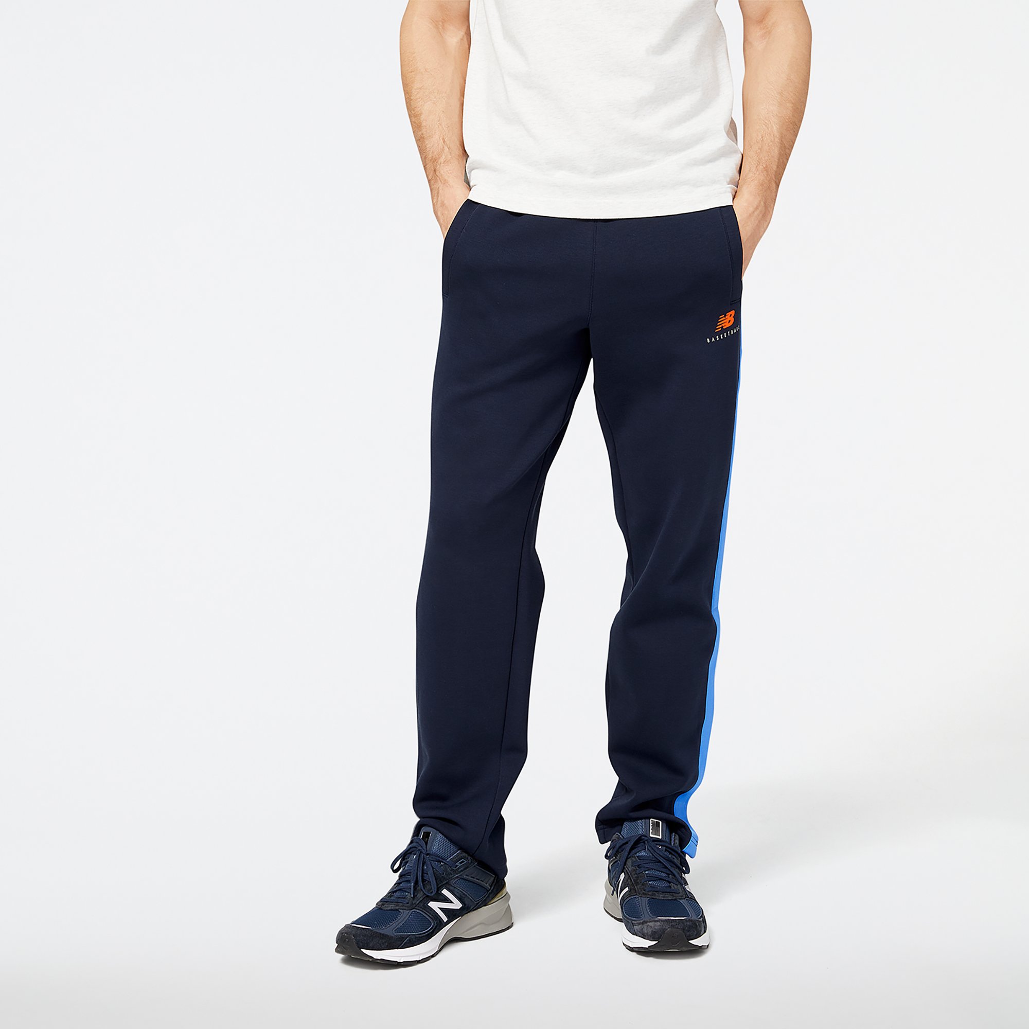 New Balance Hoops Essentials Fundamental Pant Grey