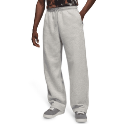 Men's - Jordan Brooklyn Oversize OH Pants  - Grey Heather/White