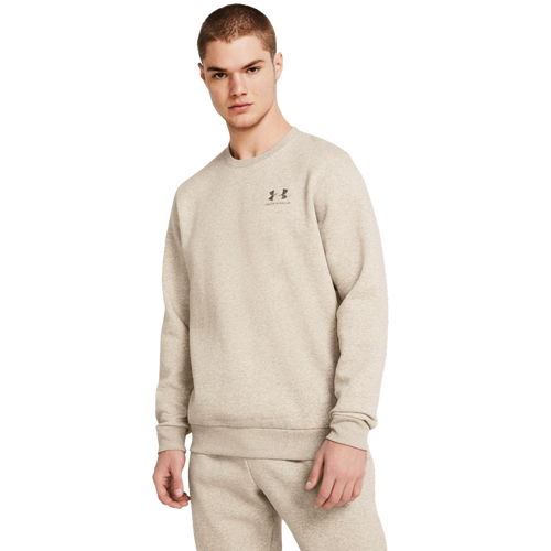 

Under Armour Mens Under Armour Essential Fleece Crew - Mens Timberwolf Taupe/Timberwolf Taupe Size L
