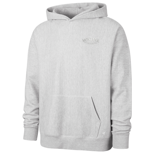47 Brand Mens Montana Grizzlies Constant Hoodie - - Gray