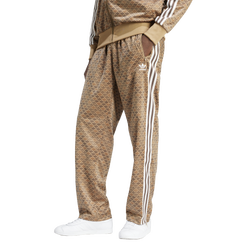 Men's - adidas Originals Firebird Mono Track Pants  - White/Brown