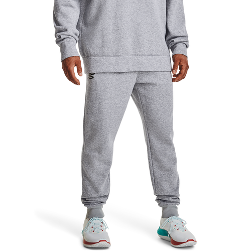 

Under Armour Mens Under Armour Curry Fleece Sweatpants - Mens Mod Gray Heather/Black Size L