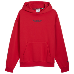 Men's - PUMA Hoops X E.T. Hoodie  - For All Time Red/Multi