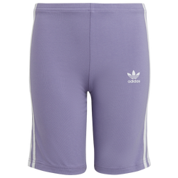 Girls' Grade School - adidas Originals Cycling Shorts - Purple/White