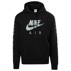 Men's - Nike Just Do It Hoodie - Black/Wolf Grey