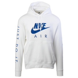 Men's - Nike Just Do It Hoodie - White/Game Royal