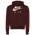 Nike Just Do It Hoodie  - Men's Burgundy/White