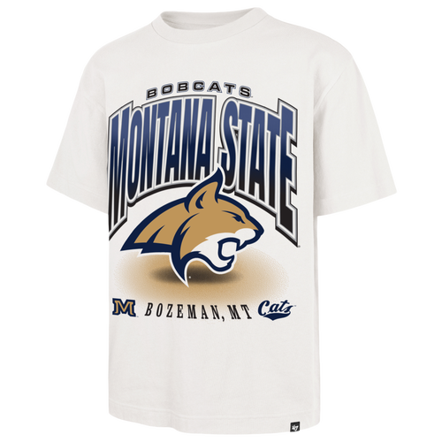 47 Brand Mens Montana State Flex Short Sleeve T-Shirt - - White