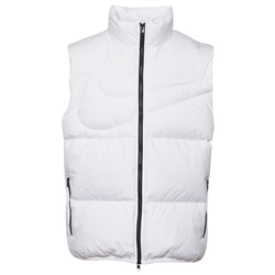 Men's - Nike Club Puffer Vest Max 550  - White/White
