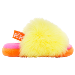 Girls' Grade School - UGG Fluff Yeah - Yellow/Yellow