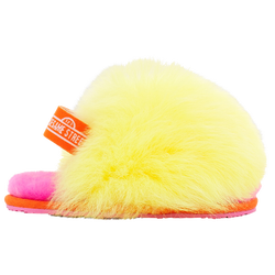 Girls' Toddler - UGG Fluff Yeah Slides - Yellow/Yellow