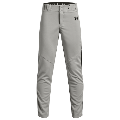 

Under Armour Boys Under Armour Utility Baseball Piped Pants 22 - Boys' Grade School Gray/Black Size L