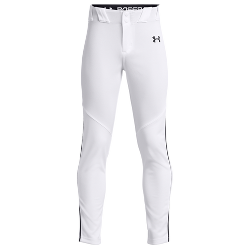 

Under Armour Boys Under Armour Utility Baseball Piped Pants 22 - Boys' Grade School White/Black Size XL