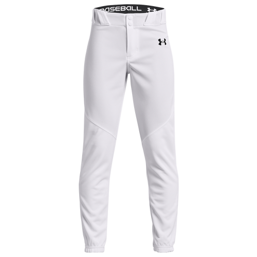 

Under Armour Boys Under Armour Utility Baseball Pants - Boys' Grade School White/Black Size XL