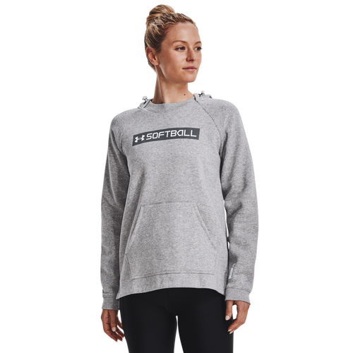 

Under Armour Womens Under Armour Softball Graphic Hoodie - Womens Mod Gray/Pitch Gray Size M