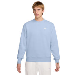 Men's - Nike Club Crew  - Blue/White