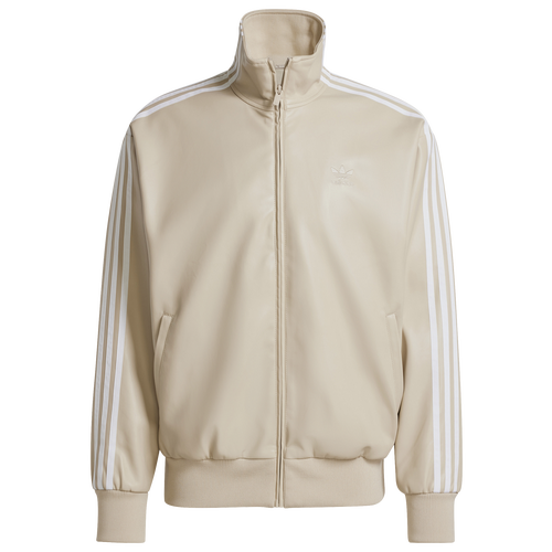 Adidas leather jacket mens online