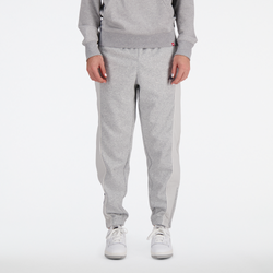 Men's - New Balance Hoops Sweatpants  - Athletic Grey/Navy