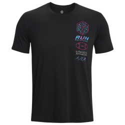 Men's - Under Armour Run Anywhere S/S T-Shirt - Black