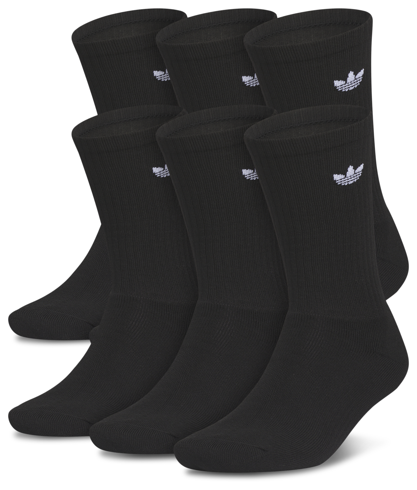 adidas Originals Trefoil 6 Pack Crew Socks  - Adult