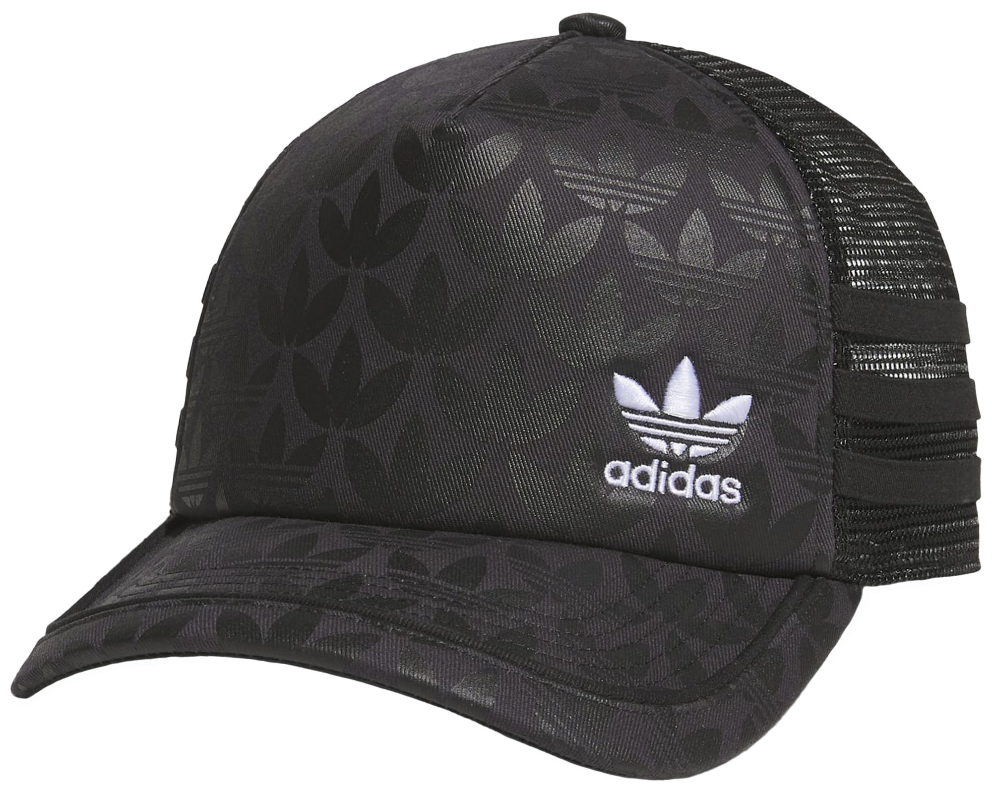 ■adidas■ Originals trefoil モノグラム monogram キャップ adidas Originals trefoil monogram cap in black | ASOS