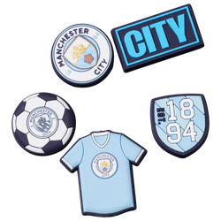 Adult - Crocs Manchester City 5 Pack Jibbitz  - Multi