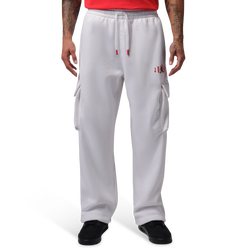 Men's - Jordan Brooklyn GFX Fleece Cargo Pant  - White