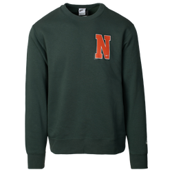 Men's - Nike Swoosh High Fleece Crew - Vintage Green