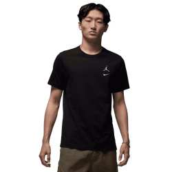 Men's - Jordan Flight MVP Jumpman HBR Short Sleeve Crew  - Black/Grey