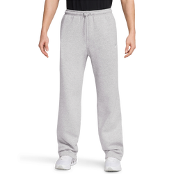 Men's - Nike Club Fleece Bungee Pants  - Birch Heather/White/White