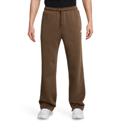 Men's - Nike Club Fleece Bungee Pants  - Mosswood/White