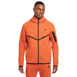 Men's - Nike Tech Fleece Full-Zip Windrunner Hoodie - Vintage Coral/Black